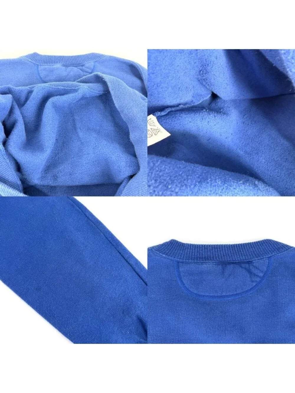 Chanel Sweatshirt CC Logo Vintage Blue Cotton Spring Autumn